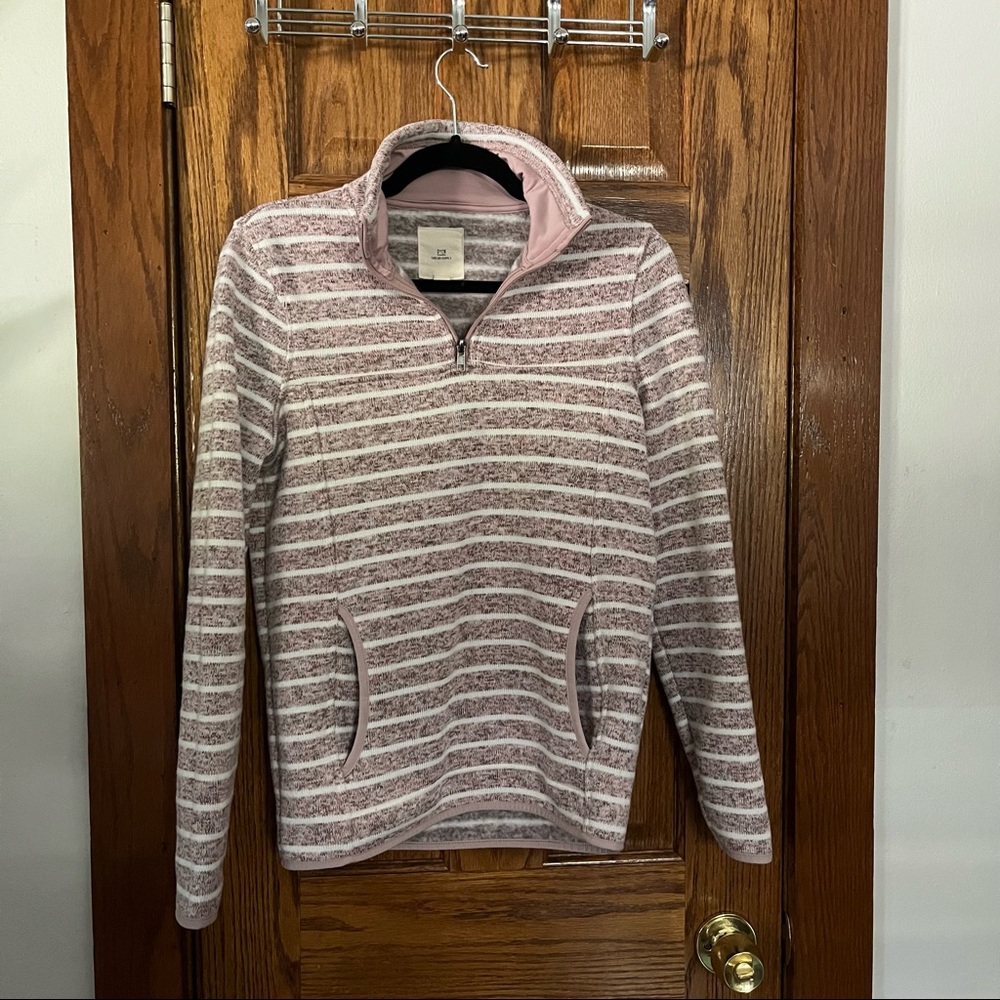 Pink Striped Pullover